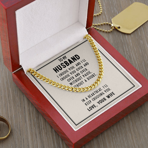 I'll Still Choose You - Cubanlink Message card From Wife